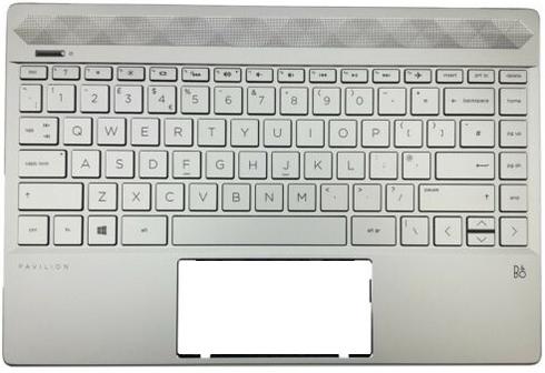HP Top Cover Pks W Kb Bl Nsv Fpr