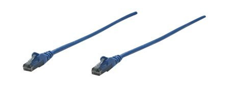 Intellinet Network Patch Cable Cat6 10M Blue Cca U/Utp Pvc Rj45 Gold Plated Contacts Snagless Booted Lifetime Warranty Polybag Koblingskabel Rj-45 Hann Til Rj-45 Hann 10 M Utp Cat 6 Formstøpt Uten Hindringer Blå