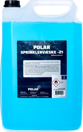 Spylervæske  21° 10 liter