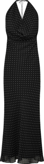 ROTATE Chiffon Halterneck   Black   36