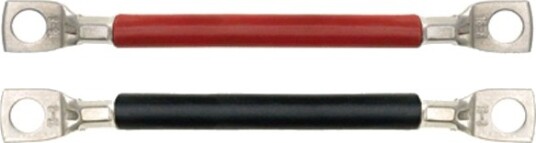 Batterikabel 50 mm2 1,4 m 8/10 mm rød