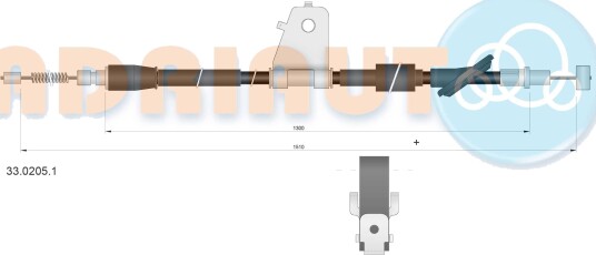 Tautrekk, håndbremse ADRIAUTO 33.0205.1