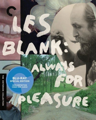 Les Blank: Always For Pleasure Bluray Les Blank: Always For Pleasure Bluray