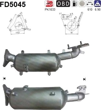 Partikkelfilter AS FD5045