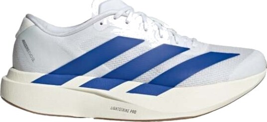 Adidas Men's Adizero Evo SL Cloud White / Royal Blue / Pure Ruby 46 2/3 Adidas Men's Adizero Evo SL Cloud White / Royal Blue / Pure Ruby 46 2/3