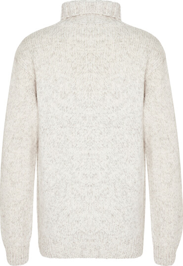 Devold NANSEN SWEATER HIGH NECK GREYMELANGE Devold NANSEN SWEATER HIGH NECK GREYMELANGE