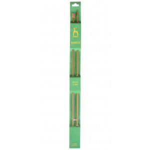 Pony Strikkepinner / Jumperpinner Bambus 33cm 3,00mm / 13in US 2½ Pony Strikkepinner / Jumperpinner Bambus 33cm 3,00mm / 13in US 2½