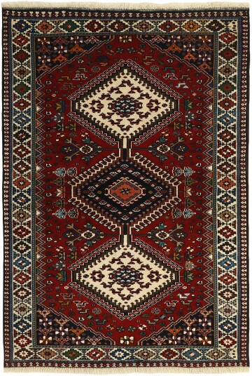 Håndknyttet. Opphav: Persia Yalameh Teppe 99x150