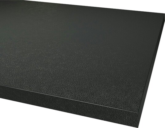 Benkeplate Fibo Laminat 1049 Lava Black