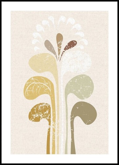 Abstract Paper Cut Composition Butter Yellow 5 Plakat Plakat / 21x30cm Abstract Paper Cut Composition Butter Yellow 5 Plakat Plakat / 21x30cm