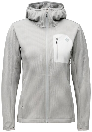 Black Diamond Diverge FZ Hoody W"s pewter M