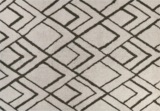 Yesilkoy Ryeteppe 160x230 cm - Svart/hvit