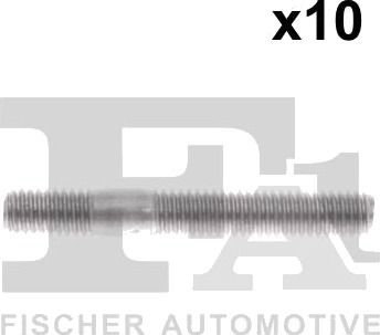 FA1 985-06-003.10 Skrue, avgassbend
