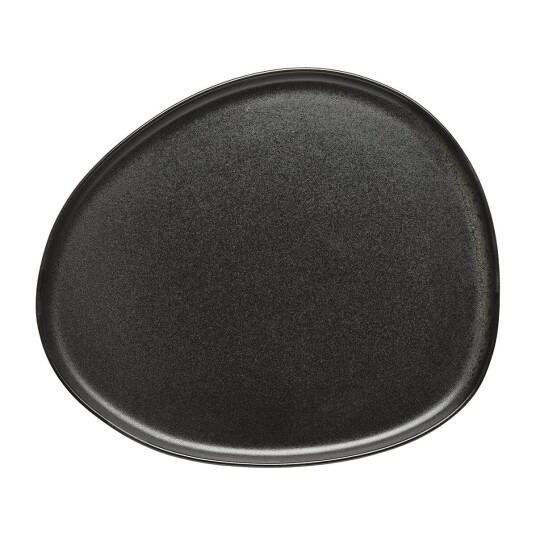 Aida Raw Organic tallerken 29 x 25 cm Titanium Black