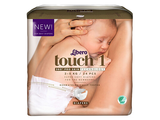 Libero Touch 1 Åpne Bleier 25 kg 22 stk. Libero Touch 1 Åpne Bleier 25 kg 22 stk.