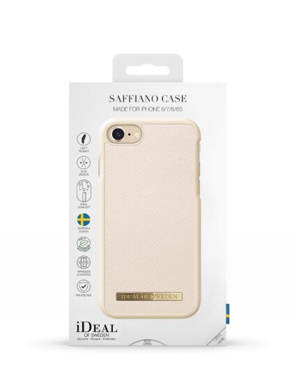 iDeal of Sweden Saffiano Case Iphone 8/7/6/6s/se Beige