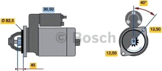 BOSCH 0 986 013 350 Starter