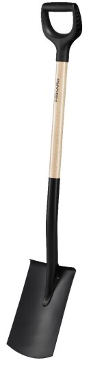 Fiskars Solid 1066722 Spade halvrund tre Fiskars Solid 1066722 Spade halvrund tre