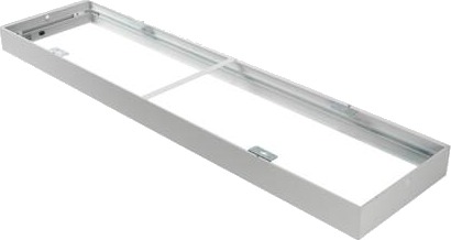 Monteringsramme Til Led Panel Mål 300X1200 Mm. Til Påbygningsmontering Med Plads Til Driver Bag Ved Armatur.