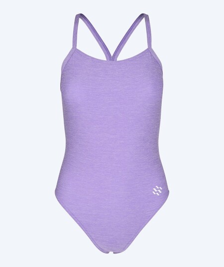 Watery badedrakt for damer - Melange Freestyler - Mirabel Purple