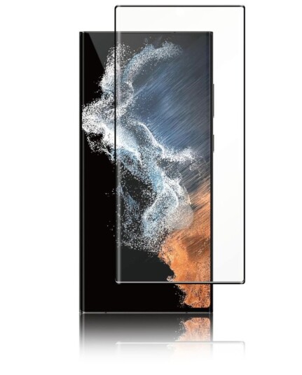 PANZER Samsung Galaxy S23 Ultra PANZER Premium Curved - Skjermbeskytter - Svart Kant