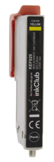 inkClub KEF029 Blekkpatron, erstatter Epson 26XL, gul, 700 sider