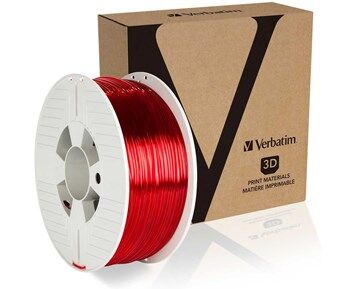 Verbatim PET-G 1.75mm 1kg Red Transparent