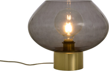 Aneta Lighting Bell Bordlampe stor IP20 Matt Messing/Røyk 1646081-01-0 1673660-02-0 Aneta Lighting Bell Bordlampe stor IP20 Matt Messing/Røyk 1646081-01-0 1673660-02-0
