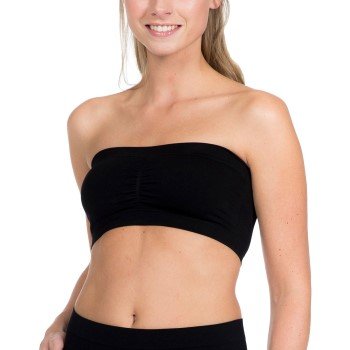 Magic BH Bandeau Push Up Bra Svart nylon Medium Dame Magic BH Bandeau Push Up Bra Svart nylon Medium Dame