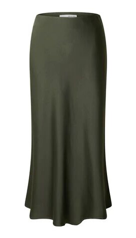 Selected Femme Lena HW Midi Skirt - Duffel Bag 38