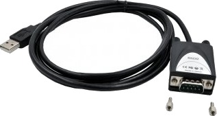 Exsys Ex-1311-2 Sort 1,8 M Usb Type-A Db-9 Hankjønn Hankjønn