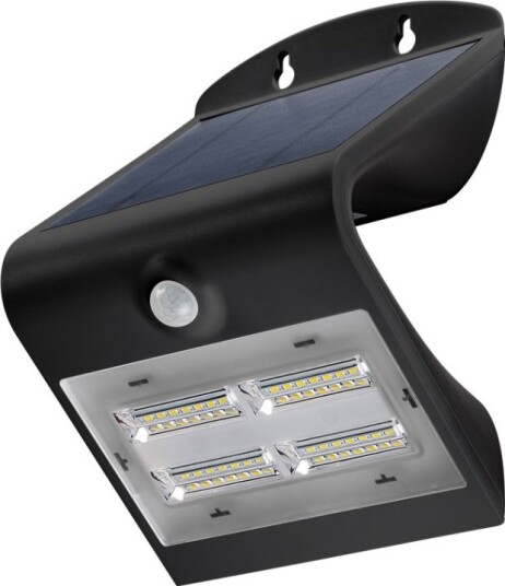 Goobay LED soldriven vägglampa med rörelsedetektor, 3.2 W belysning för husingångar, garageportar och trappor Goobay LED soldriven vägglampa med rörelsedetektor, 3.2 W belysning för husingångar, garageportar och trappor