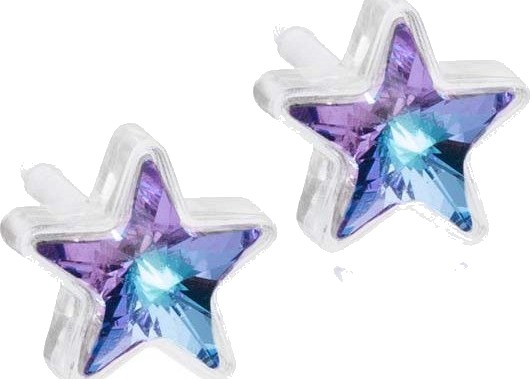 Blomdahl MP Star 6 mm Lilac shimmer