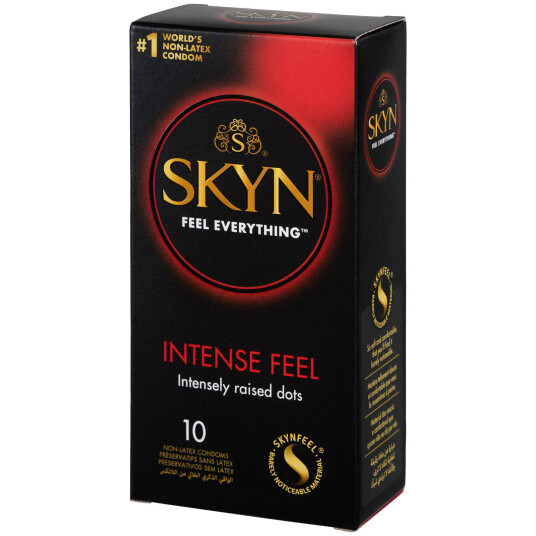 SKYN Intense Feel Lateks Frie Kondomer 10 stk   - Klar