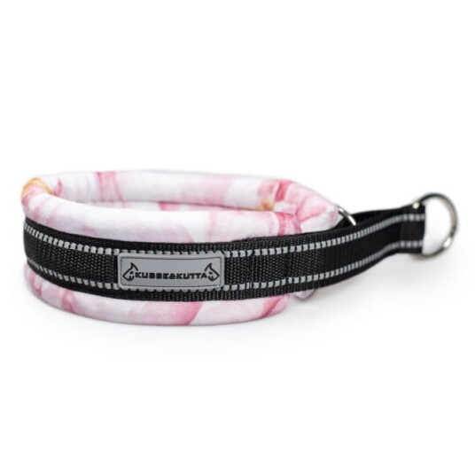 Kusse & Kutta Hundhalsband Bred Myk Lysrosa (6)