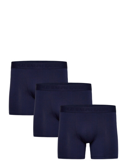 Polo Ralph Lauren Stretch Cotton Boxer Brief 3 Pack Navy XXL