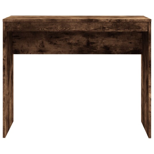 vidaXL Skrivebord røkt eik 90x40x72 cm konstruert tre