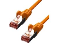 ProXtend - Koblingskabel - RJ-45 (hann) til RJ-45 (hann) - 3 m - 5.8 mm - foliebelagt uskjermet tvinnet kabelpar (F/UTP) - CAT 6 - formstøpt, uten hindringer, flertrådet - oransje