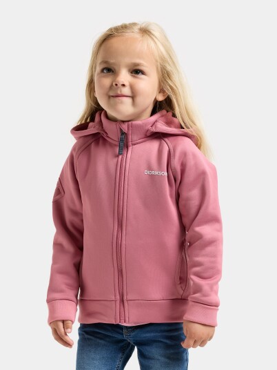 Didriksons Siljan Kids Fz Pink 128 Didriksons Siljan Kids Fz Pink 128