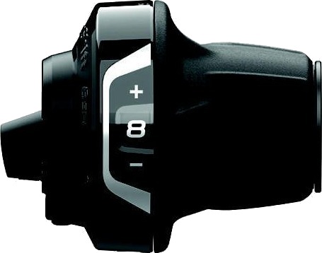 Shimano RevoShift RV4008-delt, høyre m/display