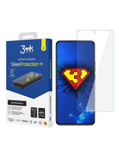 3Mk SilverProtection+ Antimikrobiell Skjermbeskytter for Xiaomi 12T / 12T Pro 3Mk SilverProtection+ Antimikrobiell Skjermbeskytter for Xiaomi 12T / 12T Pro