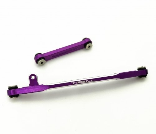 Treal Alu Steering Link Set V2 Purple SCX24