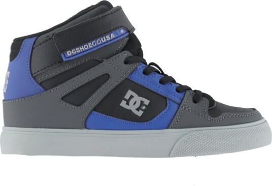 DC Sko Støvler - Pure High-Top EV - Grey/Black/Blue - DC - 36 - Støvler Blå Grå Svart