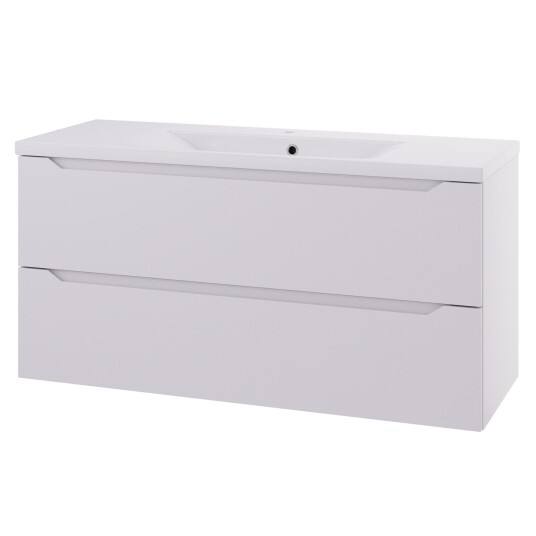 Linn Bad Emma D45cm Servantskap Hvit Matt / 120cm 2 Skuffer