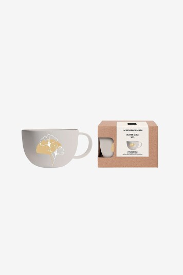Paperproducts Design - Krus Golden Gingko Matt XXL 55 cl - Beige