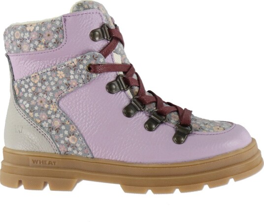 Wheat Vintersko Toni Hiker Tex Litt Blue Blomster Wheat 30 Vinterstøvler Rosa