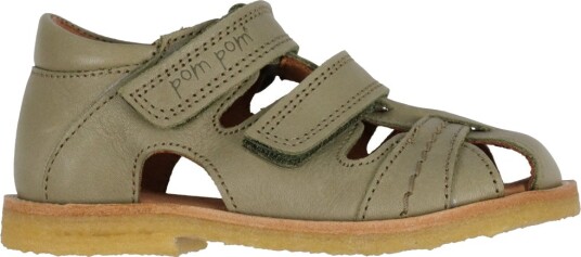 Pom Pom Sandaler Gni såle to Dusty Olive Pom Pom 31 Sandals Grønn
