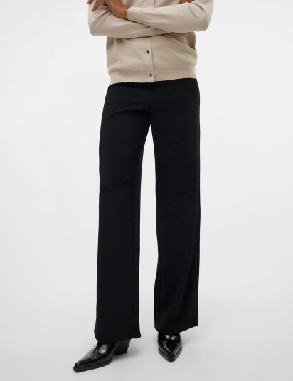 Vero Moda Berlin Zamira Midwaist Wide Pant Sort M/34