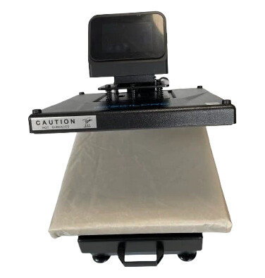 Microtec Automatisk varmepresser med rulleplade og slide over38cm x 38cm