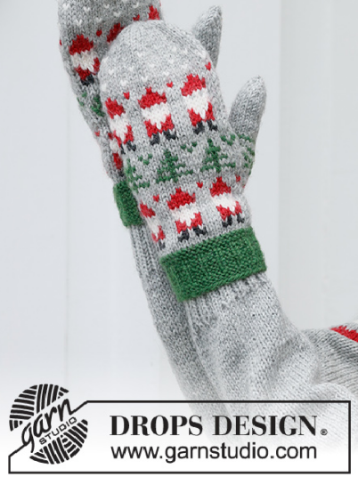 Drops 234 61 Christmas Time Mittens